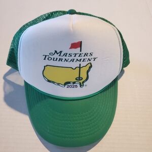 Masters Tournament Green and White Trucker Hat